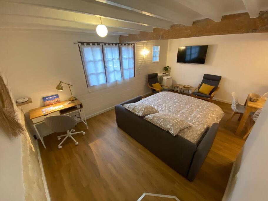 Charmant Appartement - Proche Chateau Cite Каркассон Экстерьер фото